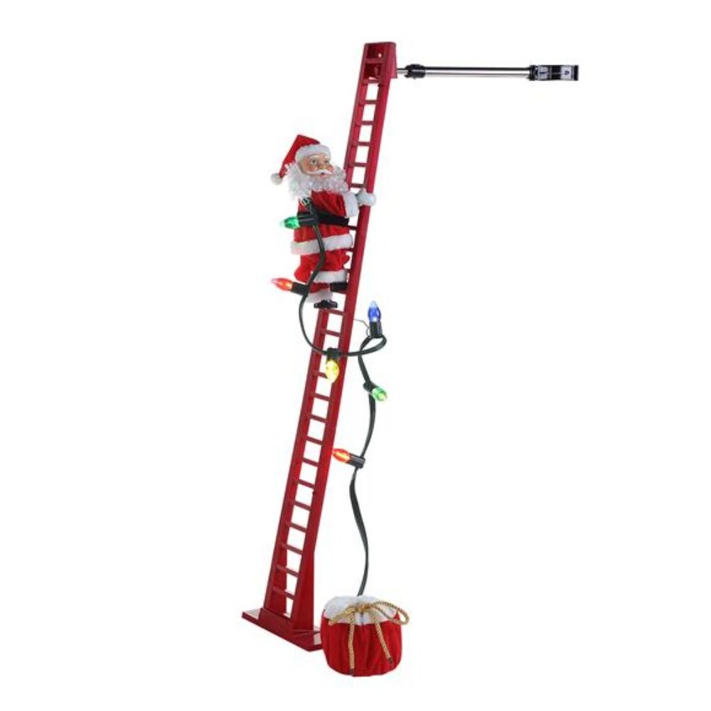 Cute Christmas Super Climbing Santa Claus , 43" Christmas Xmas Decor - Picture 3 of 12